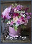 Happy Birthday Flowers Cards for Facebook obrazek 4