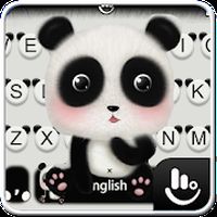 Download Tema Keyboard Panda Hitam Putih Lucu Apk Android