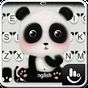 Black White Lovely Cute Panda Keyboard Theme apk icon