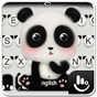 Ikon apk Tema Keyboard Panda Hitam Putih Lucu