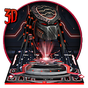 APK-иконка 3d Predator Black Red keyboard