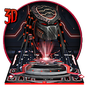 APK-иконка 3d Predator Black Red keyboard