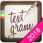 Textgram - write on photos apk icon
