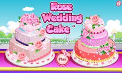 Rose Wedding Cake Game image 17