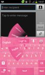 Pink Hearts Keyboard Theme image 2