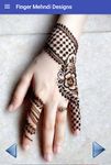 Fingers Mehndi Design Bild 6