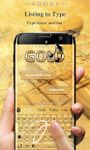 Imagen 1 de Gold Pro GO Keyboard Theme