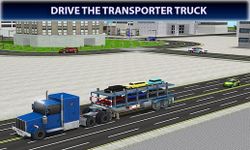 Limo Car Transporter Truck 3D image 12
