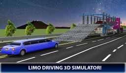 Limo Car Transporter Truck 3D image 4