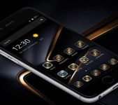 Gambar Theme Golden Black untuk Huawei P10 10