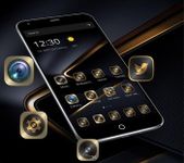 Gambar Theme Golden Black untuk Huawei P10 7