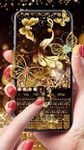 Gold Glitter Butterfly Keyboard image 