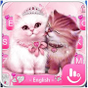 Cute Pink Lovely Cat Keyboard Theme APK