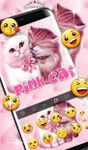 Imagen 4 de Cute Pink Lovely Cat Keyboard Theme