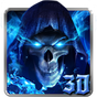3D Blue Grim Reaper Launcher apk icon