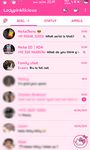 Gambar WA theme pink new 2018 for android 1