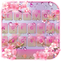 Pink Sakura Flower Keyboard Theme apk icon