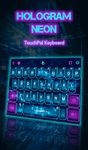 Imagem  do Hologram Neon Keyboard Theme