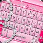 Pink Sparkling Diamond Princess Keyboard Theme APK
