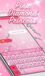 Pink Sparkling Diamond Princess Keyboard Theme 이미지 