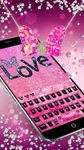 Imagem 1 do Pink Cute Minny Bowknot Keyboard Theme
