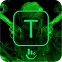 Green Skull Gun Keyboard Theme apk icono