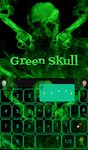 Imagen 2 de Green Skull Gun Keyboard Theme