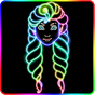 Ikona apk Glowii: Easy Neon Doodle Drawing