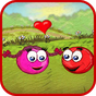 Red Pink Ball: Bouncing Ball Love Adventure apk icono