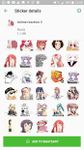 Anime stickers for WhatsApp の画像