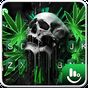 Green Weed Skull Keyboard Theme APK