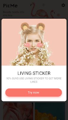 PicMe - Live Sticker, Beauty Filter, Selfie Camera screenshot apk 2