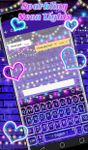 Sparkling Neon Light Keyboard Theme capture d'écran apk 3