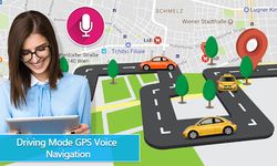 Direction de la route de conduite GPS image 
