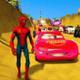 Super-héros impossible voiture stunt jeux de cours APK