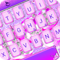 Purple Diamond Love Keyboard Theme APK