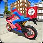 Super Hero Stunt Bike - Spider Hero Pizza Delivery APK Simgesi