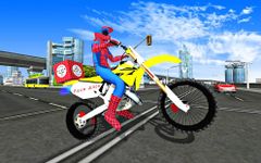 Super Hero Stunt Bike - Spider Hero Pizza Delivery imgesi 6