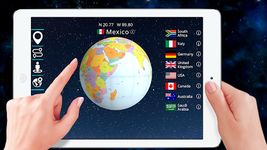 3D Earth Globe: World Map Panorama & 360 Satellite image 