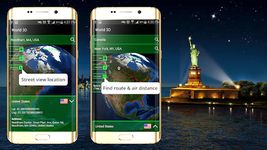 3D Earth Globe: World Map Panorama & 360 Satellite image 2