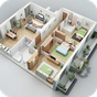 3D House Plan Ideas APK Simgesi