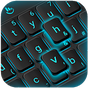 Ikona apk Blue Light Black Keyboard Theme