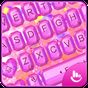 Pink Diamond Heart Keyboard Theme apk icon