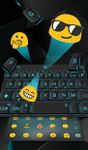 Blue Light Black Keyboard Theme image 3