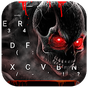 Tema del teclado del cráneo de la muerte negra apk icono