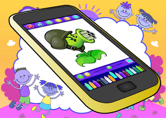 Download Download Pflanzen Gegen Zombies Coloring Book Apk Android