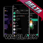 Ikon apk WA Black Transparan gb