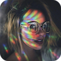 Cámara Rainbow -Luz de Fugas y superposición Photo apk icono