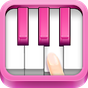 Biểu tượng apk Real Pink Piano - Piano Simulator for Kids