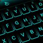 Icône apk Neon Blue Keyboard Theme